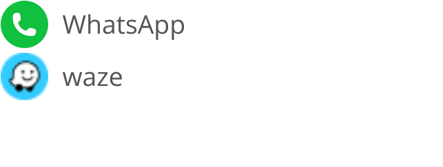 WhatsApp e Waze
